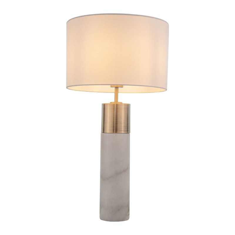 Caper Marble Lamp Base Lamp, Gold