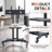 Universal Swivel TV Stand Height Adjustable Table Top-108809628
