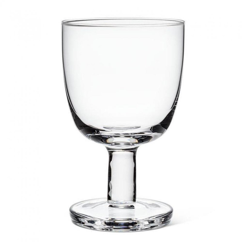 Verre à vin moderne à base épaisse