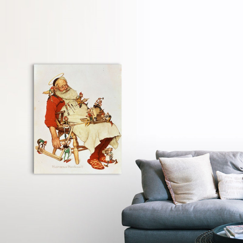 Art mural sur toile Norman Rockwell, H 45 po x l 36 po x P 1,25 po, Toile tendue