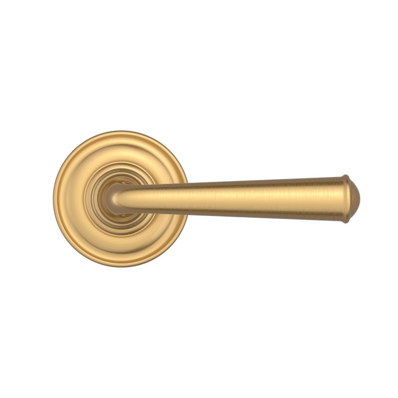 Lifetime (PVD) Satin Brass Door Lever