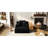 66.07-Inch Indoor Recliner, Extra Large Corduroy Bed, Modern Deep, Soft Seat, No Assembly, Black Upholstered Deep For Living And Bedroom, Comfortable Sleep,