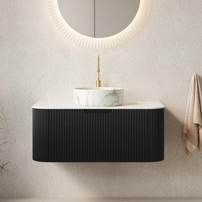 Meuble-lavabo flottant de luxe
