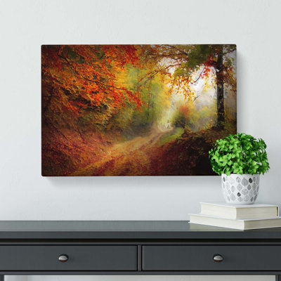 Autumn Forest - Wrapped Canvas Painting