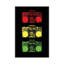 «Boom Box Cubed Rasta», impression sur toile-72135944-72135950-32561164
