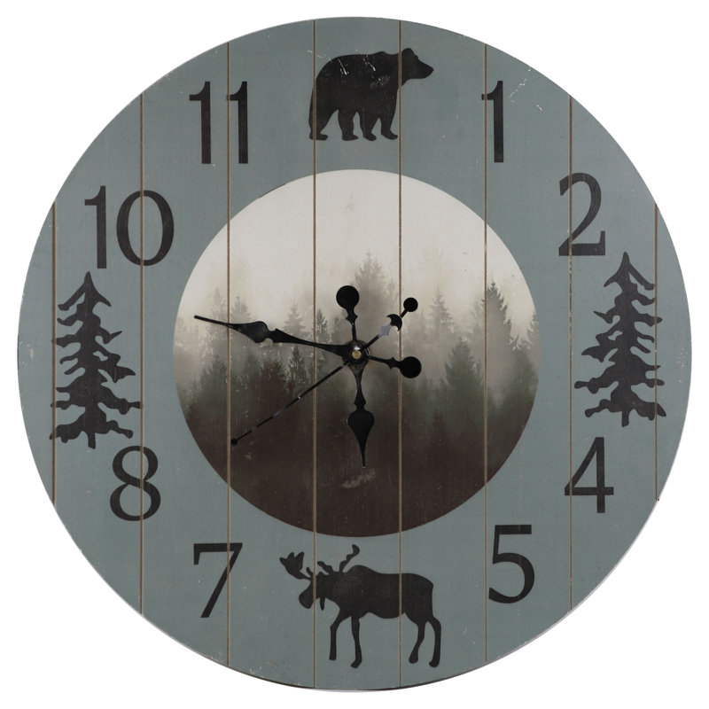 Wood Wall Clock