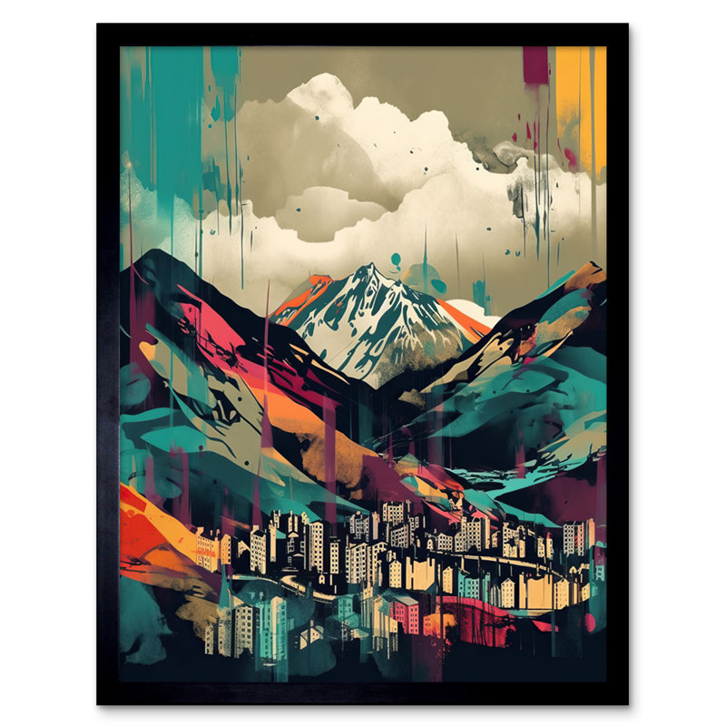 Centerfield Ben Nevis And Fort William Modern Bold Landscape - Single Picture Frame Print