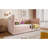 Pink Velvet Twin Bed Frame, Daybed With Hydraulic Storage, & Type - C Charging, Back, And Storage Pockets For Mobile Devices Frame Quiet Sleep Assurance-1831112888