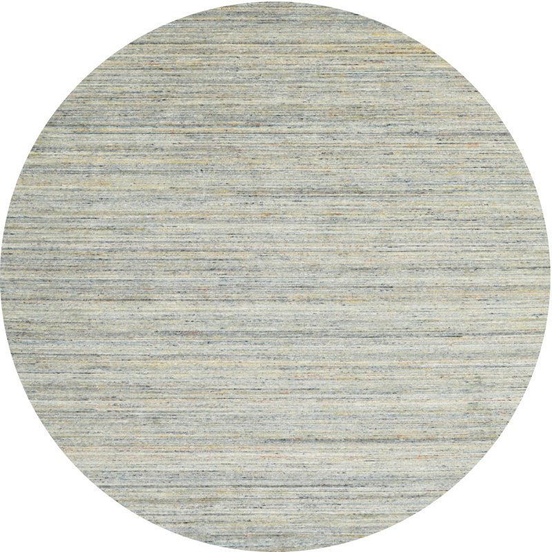 Tapis gris Fadrique, Rond 6 pi