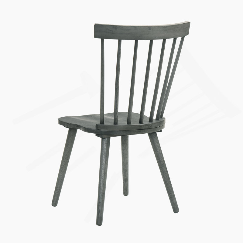Ensemble de 2 pièces pour chaise de salle à manger rustique moderne de style campagnard au design rétro, facile à assembler