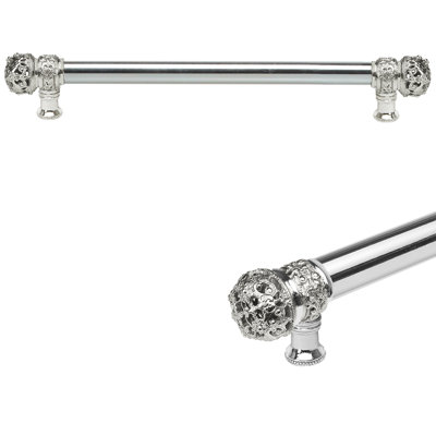 Juliane Grace 6 inches c.c. with 5/8 smooth center long pull small finial in Satin