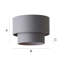 Talar 20 cm H Drum Lamp Shade ( Slip-On )-1991690336