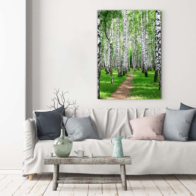 Birch Forest - Wrapped Canvas Print