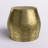 Debossed Metal Drum Side Table