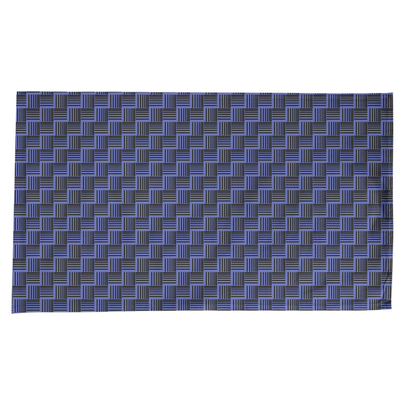 Rayures nattes classiques Nappe, Bleu foncé