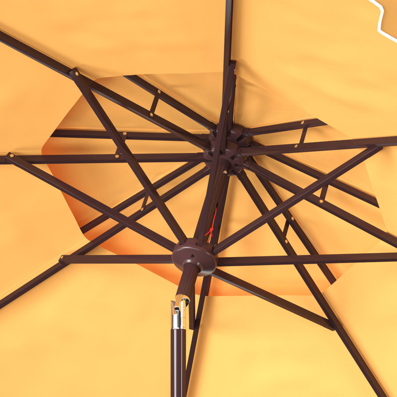 Parasol de plage 8,5 pi Towerside, Jaune / blanc