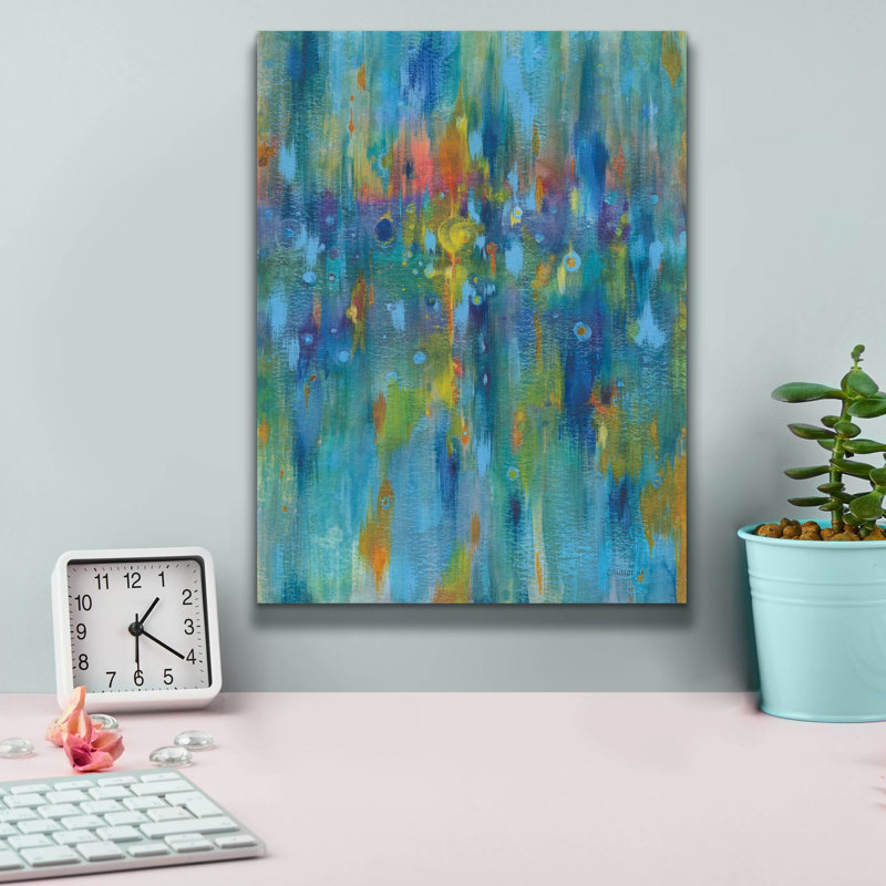 «Electrified» par Danhui Nai, art mural sur toile, H 16 po x l 12 po