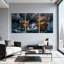 Ensemble de 3 impressions sur toile Nautical Stormy Seas-1957777603