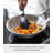 Yamazaki Home Tower Silicone Kitchen Spoon, Hygenic With Integrated Tool Rest, Floating Clean Design - Silicone