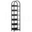 Étagère polyvalente, bibliothèque compacte, bibliothèque d'angle arquée
