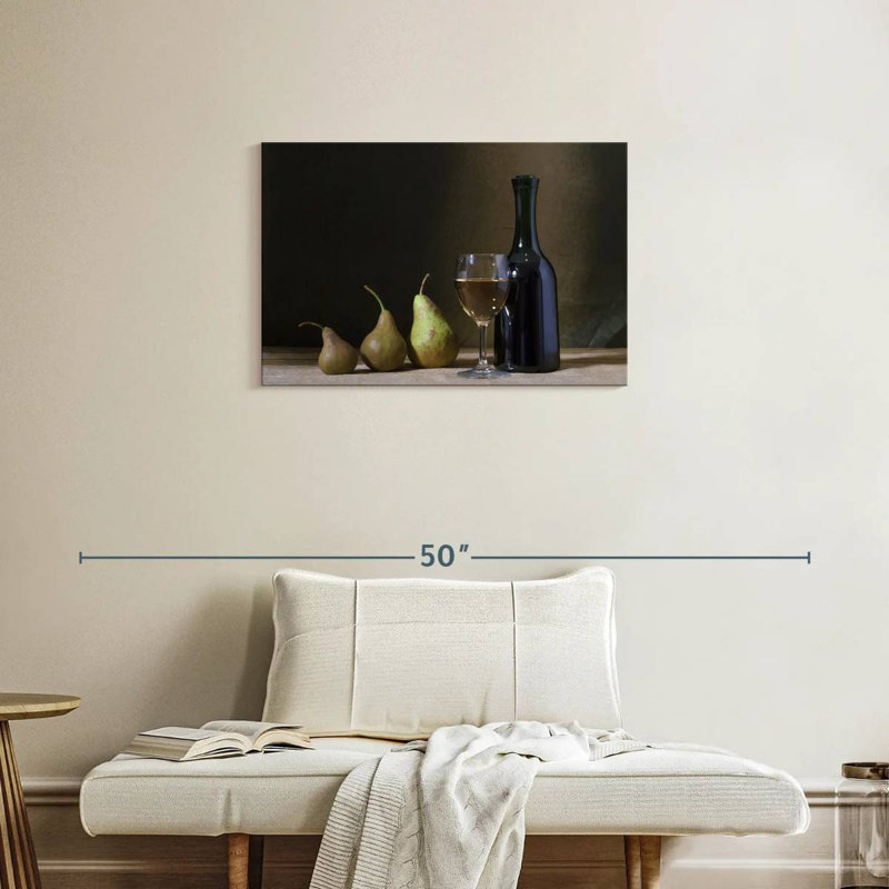 Yarlin Wine and Pears, 20" H x 30" W