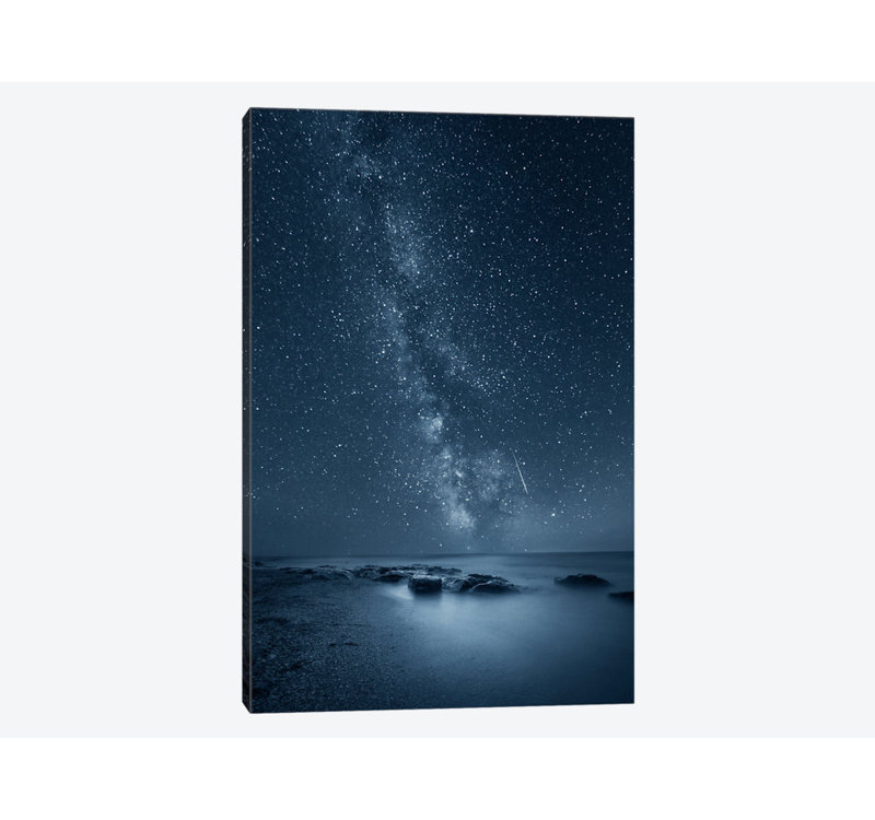 «Night Sky», reproduction d'impression sur toile, H 18 po x l 12 po x P 1,5 po, Toile tendue, Pas de tapis
