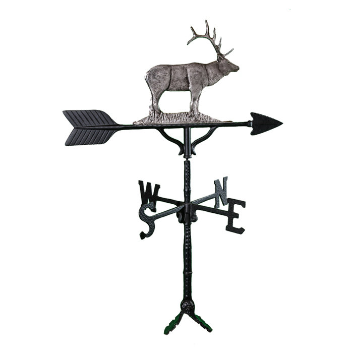 32'' H Animals Weathervane, Swedish Iron