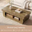 Table basse moderne 55 "avec tablette de rangement ouverte