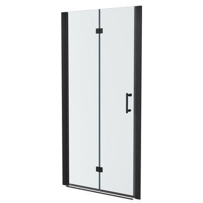 30"W X 72"H Fold Frameless Shower Door With Tempered Glass, 1/4 Inch (6 Mm)