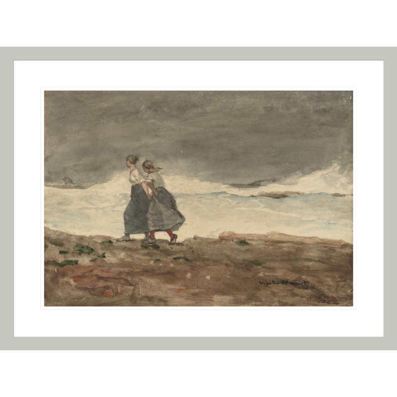 «Danger» par Winslow Homer, impression giclée sur cadre, 22,55 po H x 29,5 po L