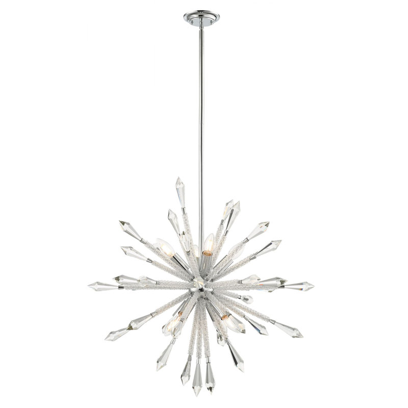 Stonecrest 8 - Light Silver Star Pendant