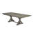 Aamina 6 - Person Extendable Trestle Dining Set-478906952-444185265