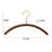 Solid Wood and Brass Clothes Hanger-102830741