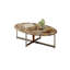 Table basse en bois de style abstrait