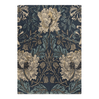 Handmade Wool Floral Area Rug