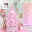 Arbre de Noël 6 pi - rose-1068909318