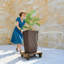 Grandes jardinières durables, en polypropylène, de style moderne résistant aux rayons UV pour l'intérieur et l'extérieur