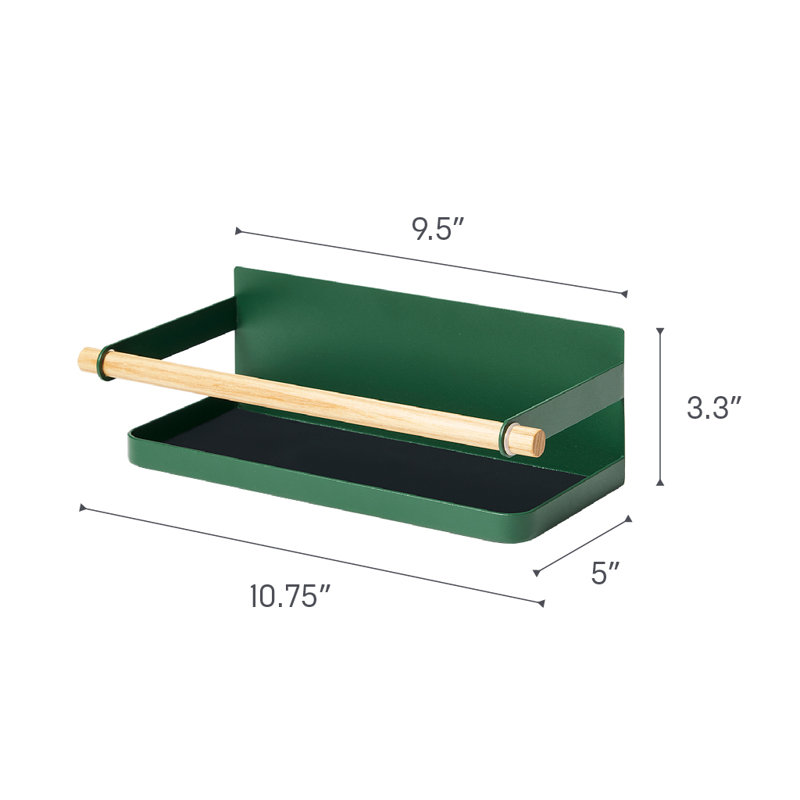 Rangement magnétique pour réfrigérateur Yamazaki Home Tosca, Vert forêt