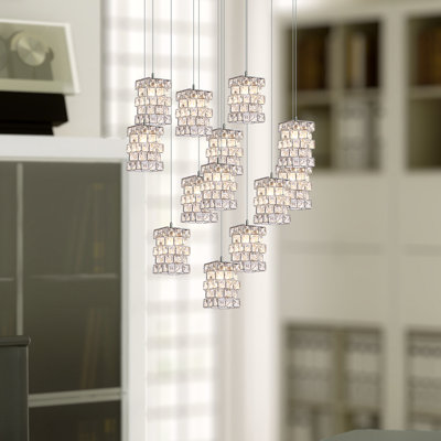 Luminaire suspendu carré Tidwell