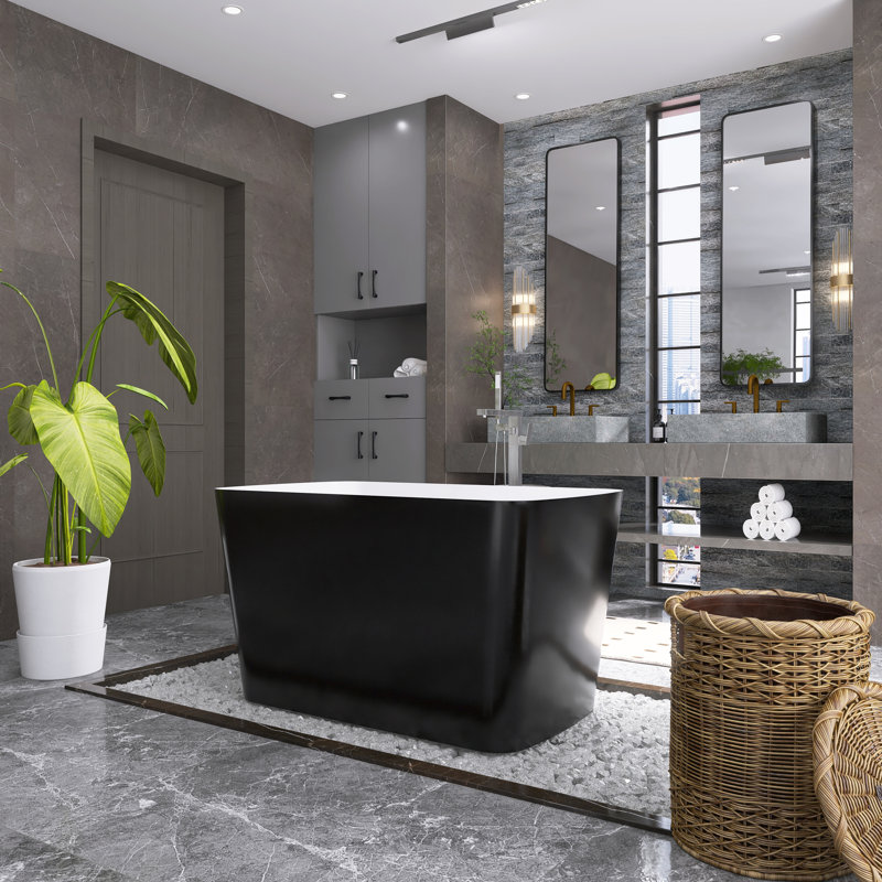 Baignoire 49 x 27,95, Noir
