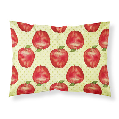 Taie d’oreiller de pommes et de pois aquarelle