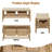 Khemisset Solid Wood Storage Bench