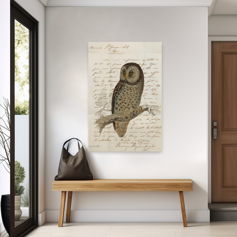 Hibou boréal, H 60 po x l 40 po