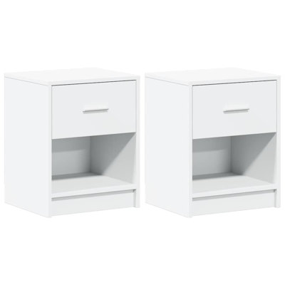 Bedside Cabinet With Drawer 40X34x50 Cm