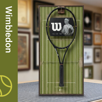 Wimbledon Tennis Racket Display Frame