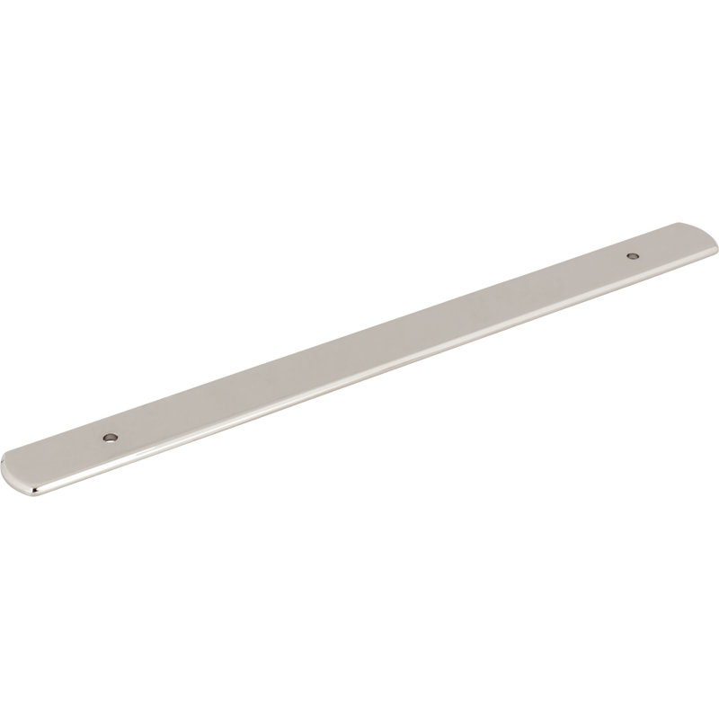 Wescott Pull Backplate, Polished Nickel