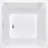 Acrylic Spacious Rectangle Shape Freestanding Bathtub With Chrome Overflow & Pop-Up Drain