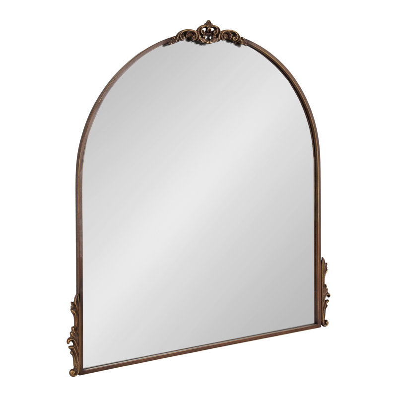 Christany Metal Mirror, Bronze, 32" x 30"