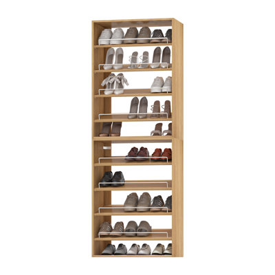 Système de garde-robe modulaire, design polyvalent et personnalisable pour un rangement et une organisation efficaces, en bois