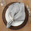 Ensemble de napperons blancs en mélange de coton 13 pi x l 19 po White Modern Stitched Line-1539381284-1539381287